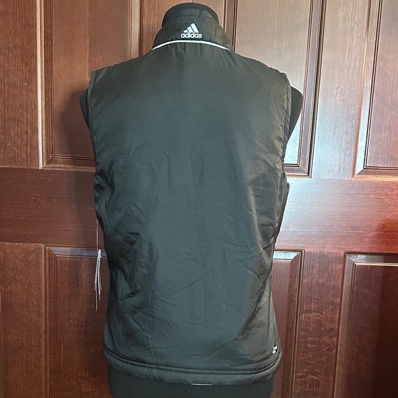 Adidas NWT Black Vest with White Accents - Picture 5 of 7